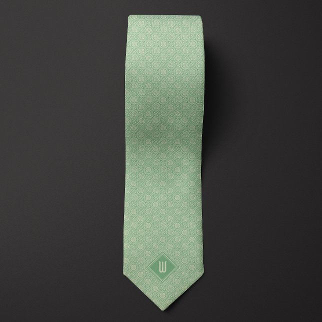 Cravate Monogramme Inspiré de la Botanique de Sauge (Créateur téléchargé)