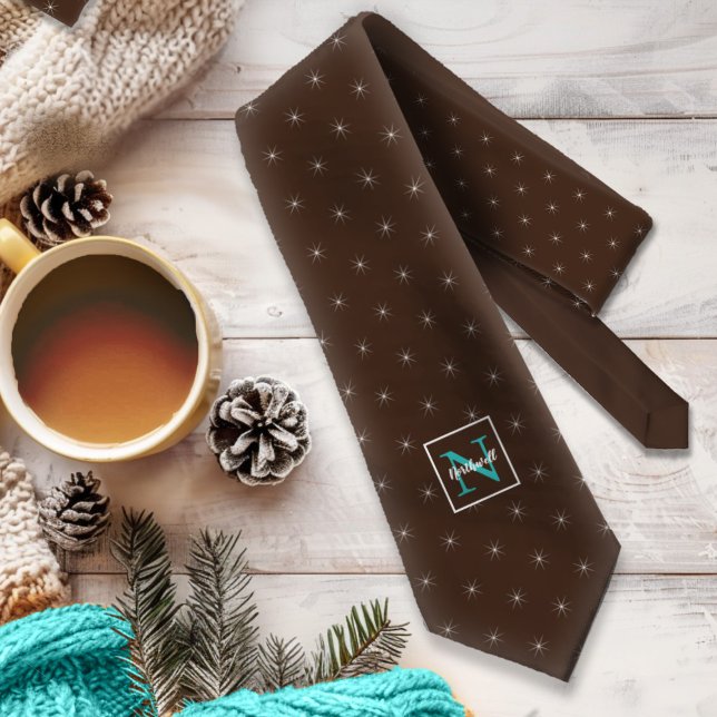 Cravate Monogramme Motif de lumières à scintillement ID594 (Créateur téléchargé)