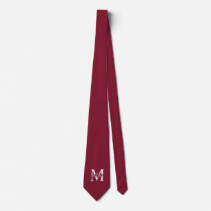 Cravate Monogramme personnalisé et nom