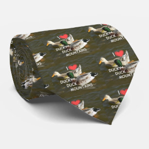Cravate Montagnes de canard Ducky.