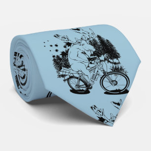 Cravate Moose sur vélo