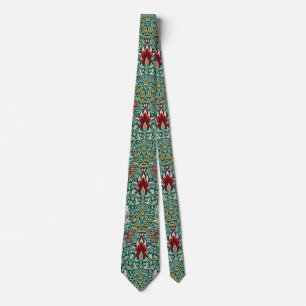 Cravate Morris Snakeshead Floral Classique Botanique Vert