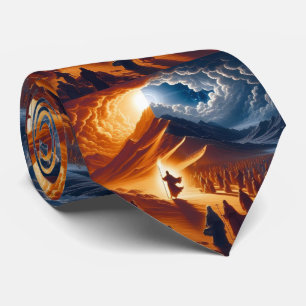 Cravate Moshe reçoit la Torah sur le mont Sinaï