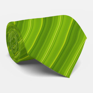 Cravate Motif à rayure verte