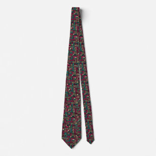 Cravate Motif Abstrait 110122 - Couleurs 01