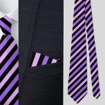Cravate Motif Abstrait Black Blue Stripes<br><div class="desc">Black Blue Stripes Abstrait Motif cravate.</div>