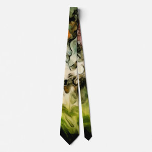 Cravate Motif Abstrait Cool de la palette Messy