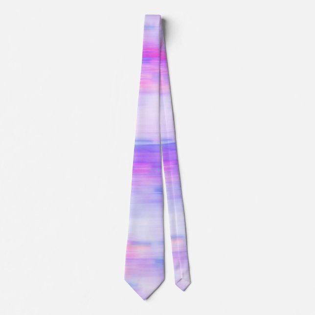 Cravate Motif abstrait couleur vive (Devant)