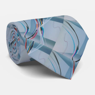Cravate Motif abstrait moderne coloré