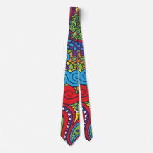 Motif abstrait vibrant de Paisley