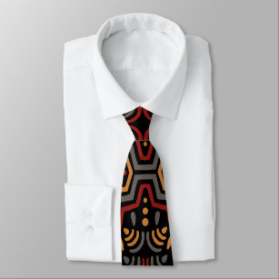 Cravate Motif africain géométrique