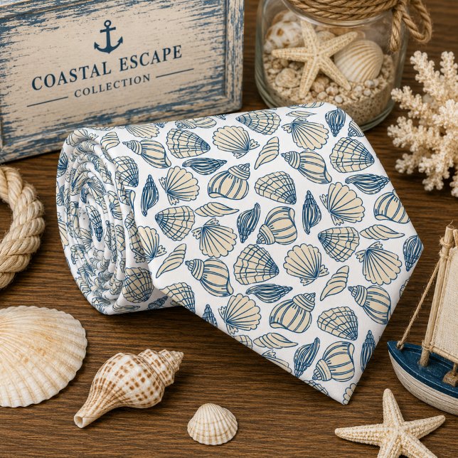 Cravate Motif Animaux de Mer Océan Coloré  (Créateur téléchargé)