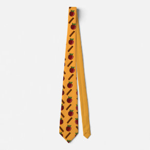 Cravate Motif Apple Cinnamon