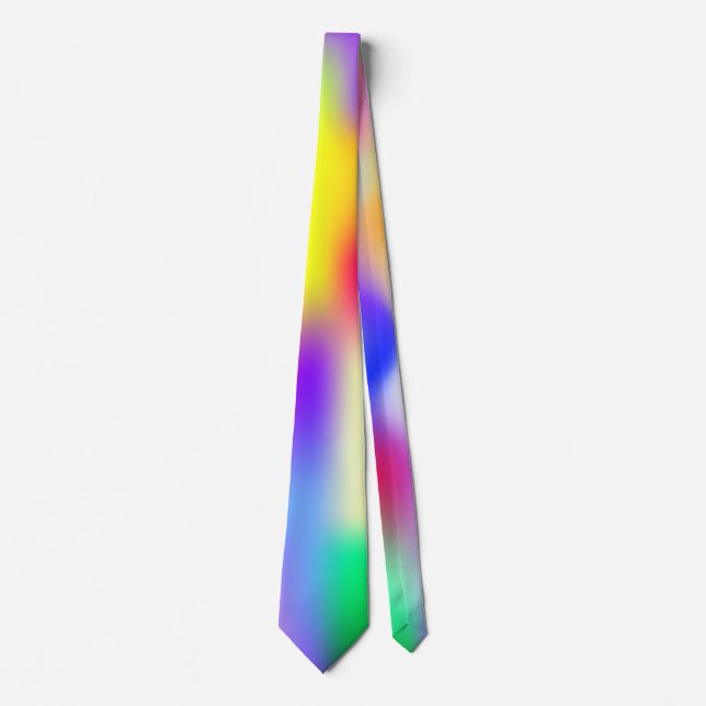 Cravate Motif Arc-en-Ciel (Devant)