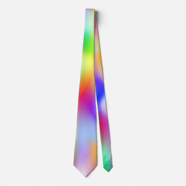 Cravate Motif Arc-en-Ciel (Devant)