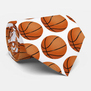 Cravate Motif Basketballs   Cadeaux de sport