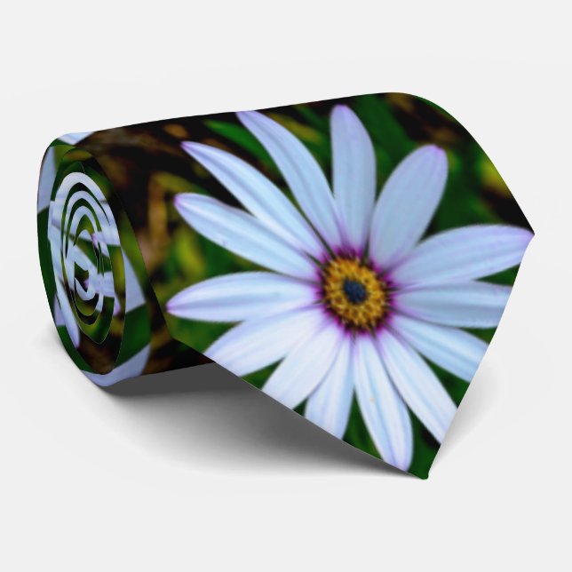 Cravate Motif blanc (Roulé)