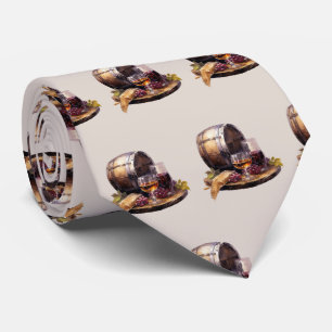 Cravate motif bourbon cool carrelé