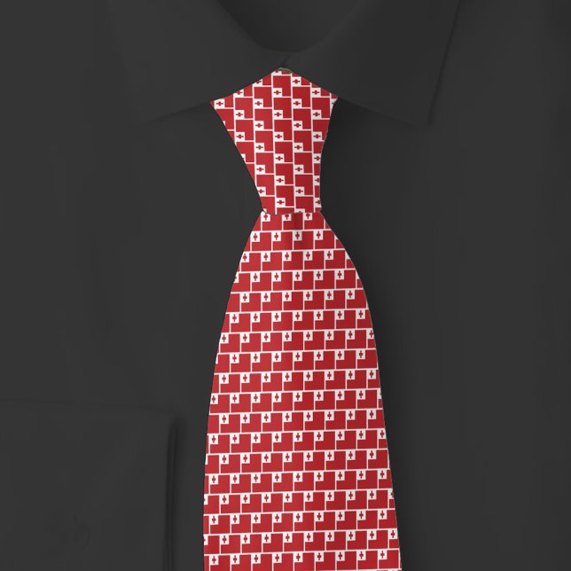 Cravate Motif brique du drapeau de Tonga (Créateur téléchargé)