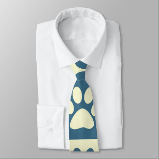 Cravate Motif brut de contrôle bleu