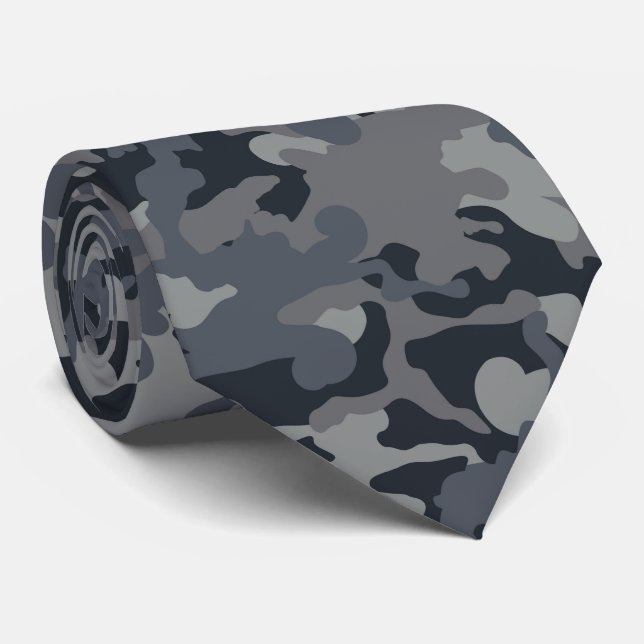 Cravate motif camo cool carrelé (Roulé)