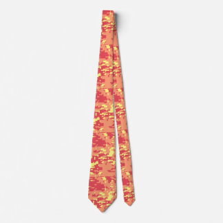 Cravate Motif Camo numérique Sunshine