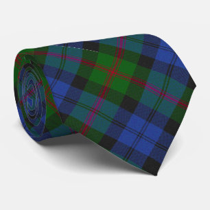 Cravate Motif carreau tartan du clan écossais Baird