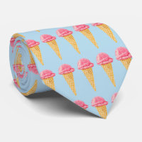Motif carrelé par cornet de crème glacée de fraise