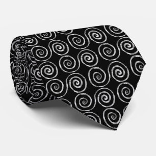 Cravate Motif celtique à double spirale