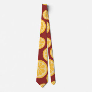 Cravate Motif citron