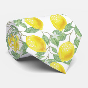 Cravate Motif citron