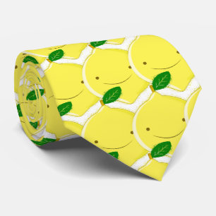 Cravate Motif citron rouge