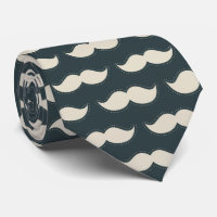 Motif classique de moustache sur noir