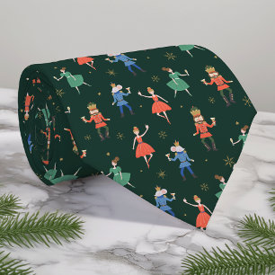 Cravate Motif Cocktails Casse-Noisette avec monogramme