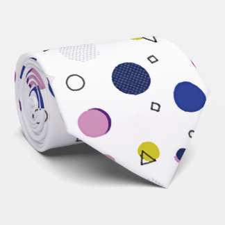 Cravate Motif coloré Memphis