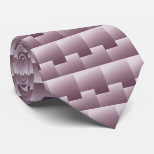 Cravate Motif contemporain rouge prune légère