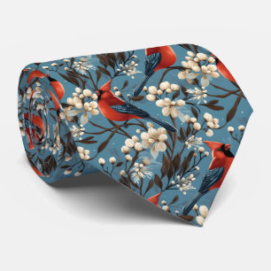 Cravate motif cool d'hiver carrelé