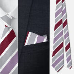 Cravate Motif couleur mignonne rayures<br><div class="desc">Couleur Cute Stripes Motif cravate.</div>