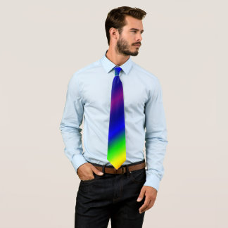 Cravate Motif Couleurs arc-en-ciel