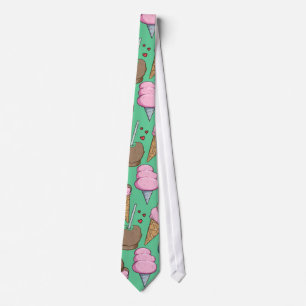 Cravate Motif crème glacée motif Lollies lollipop 29
