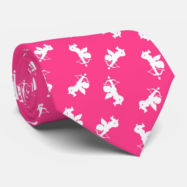 Cravate Motif Cupidons (Roulé)