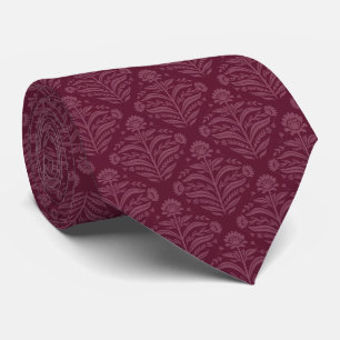 Cravate Motif damassé classique de Bourgogne