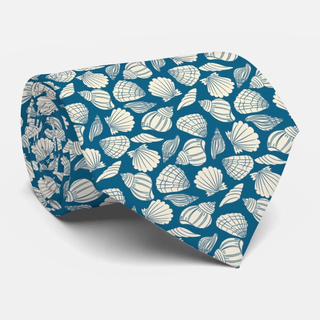 Cravate Motif d'animaux marins de l'océan (Roulé)