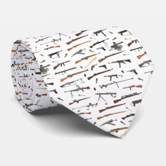 Cravate Motif d'armes 2ÈME GUERRE MONDIALE