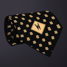 Motif de badge de police noir