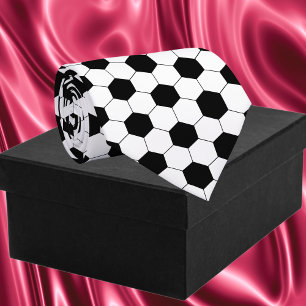 Cravate Motif de ballon de football Sports