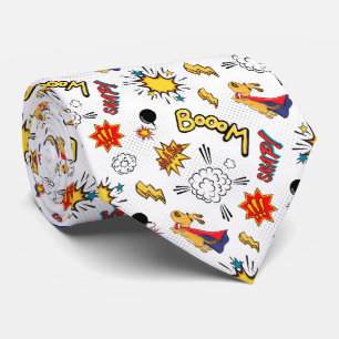 Cravate Motif de bande dessinée