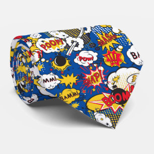 Cravate Motif de bande dessinée