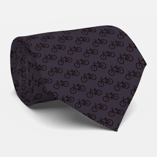 Cravate Motif de bicyclette (Roulé)