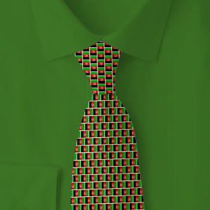 Cravate Motif de brique du drapeau de l'Afghanistan